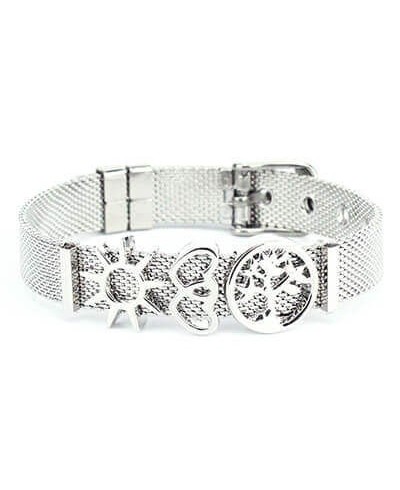 BRACCIALE DONNA AJSED VITA" IN ACCIAIO"