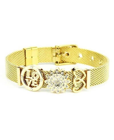 BRACCIALE DONNA AISED LOVE" IN ACCIAIO INOX"