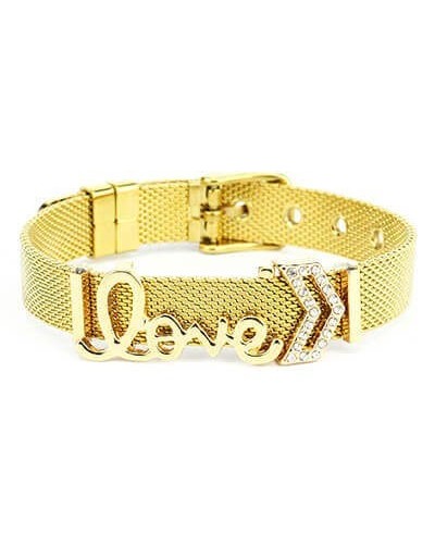 BRACCIALE DONNA AJSED LOVELY" IN ACCIAIO INOX"