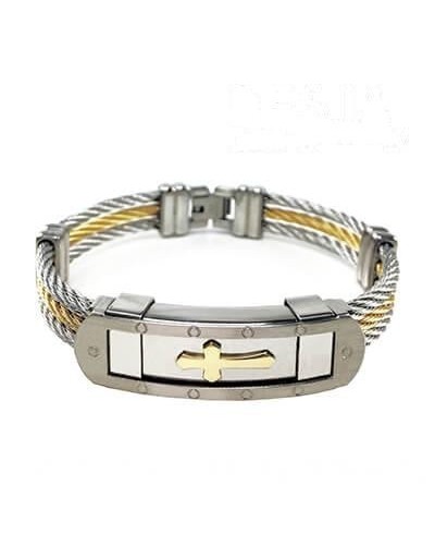 BRACCIALE UOMO CAMERON" IN ACCIAIO INOX"