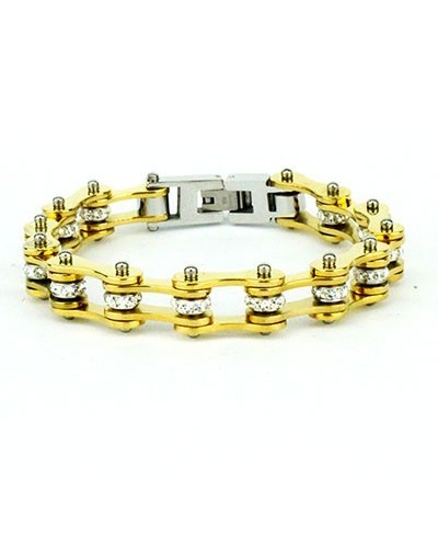 BRACCIALE UNISEX GOLD CRISTAL""