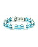 BRACCIALE UNISEX LIGHT BLU CRISTAL""