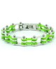 BRACCIALE UNISEX GREEN CRISTAL""
