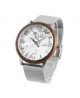 OROLOGIO IN LEGNO E ACCIAIO