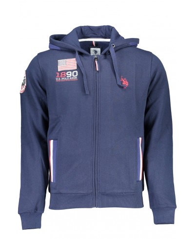 U.S. POLO ASSN. FELPA CON ZIP Uomo
