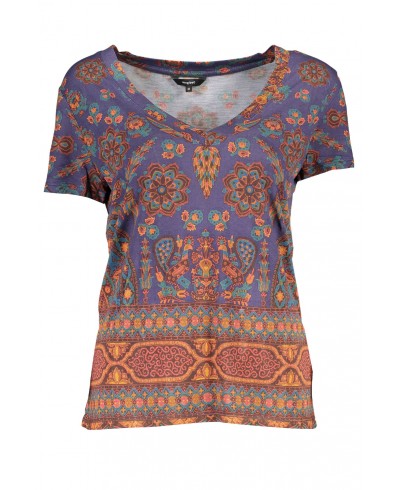 DESIGUAL T-SHIRT MANICHE CORTE Donna
