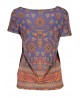 DESIGUAL T-SHIRT MANICHE CORTE Donna