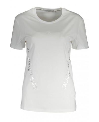 CALVIN KLEIN T-SHIRT MANICHE CORTE Donna