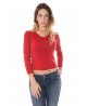 NORTH POLE T-SHIRT MANICHE LUNGHE Donna