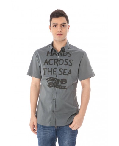 COSTUME NATIONAL CAMICIA MANICHE CORTE Uomo